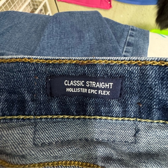 Hollister Men’s Classic Straight Epic Flex Jeans 34/32 - Picture 6 of 8